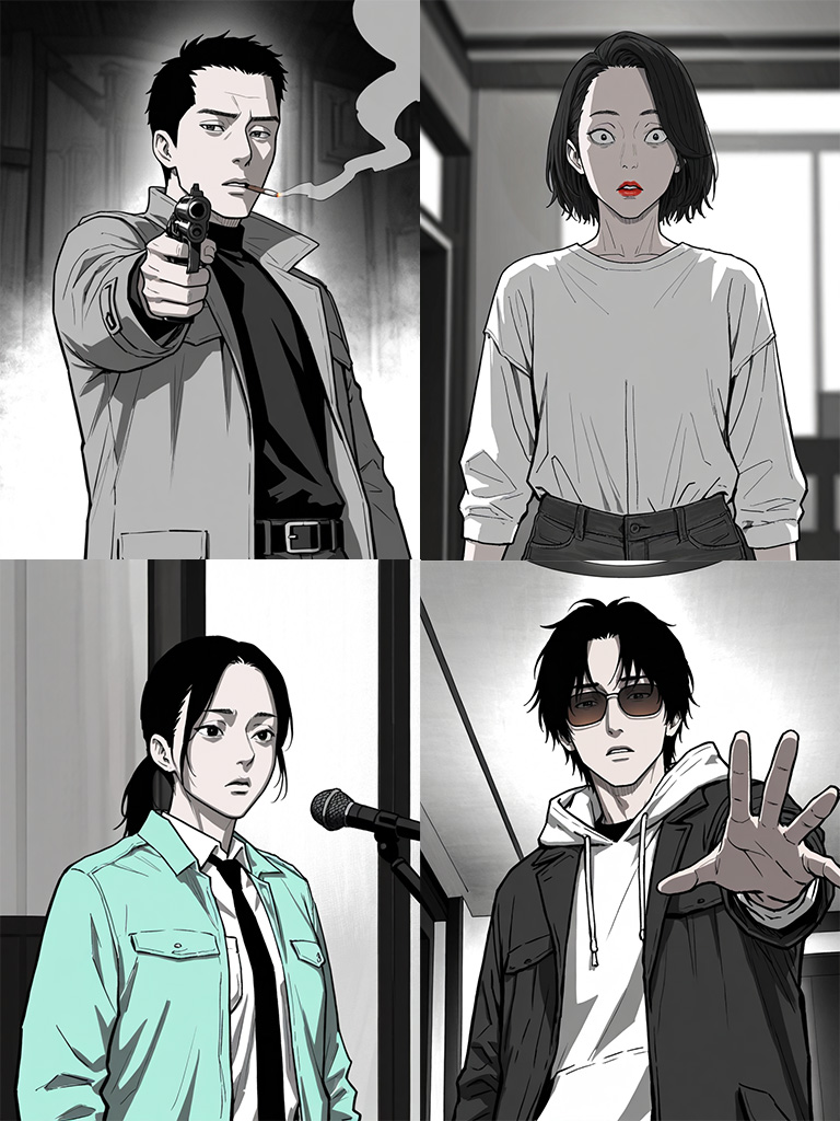 单色风格lora_赤奣